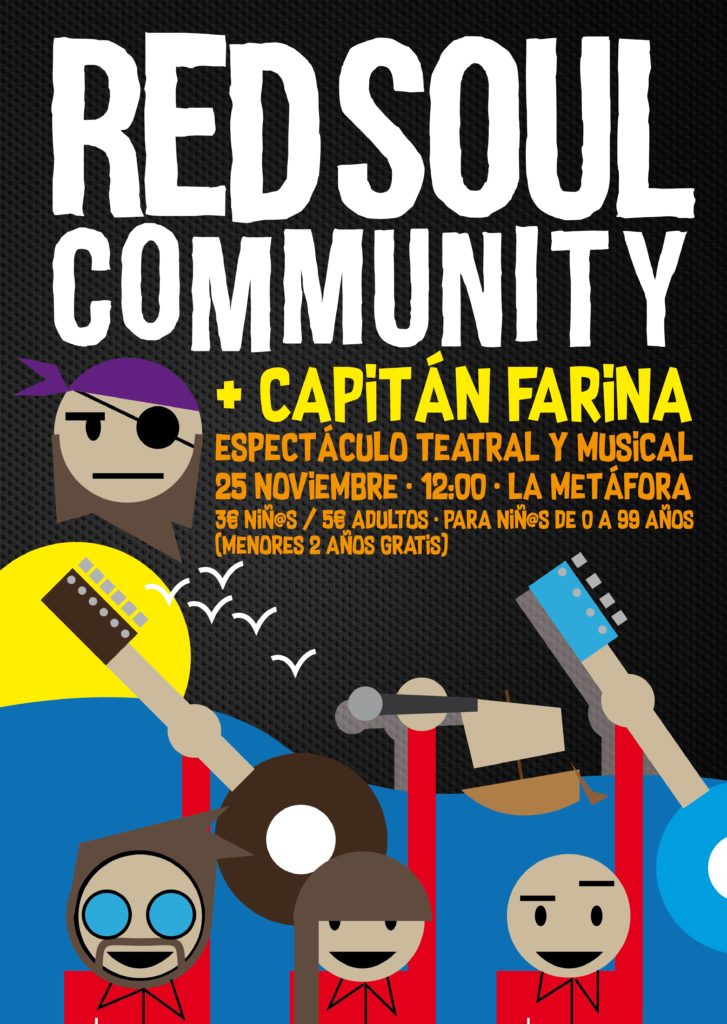 Actuación Red Soul Community con Capitán Farina